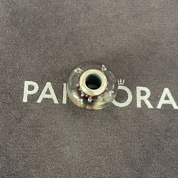 Pandora Authentic Lavender Purple Colored Glass Bead String Beaded Bracelet - Picture 3 of 3